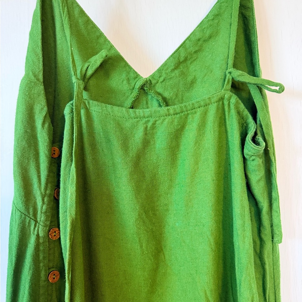 Free People Midi Linen Dress - Picture 5 of 6